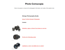 Tablet Screenshot of photocornucopia.com